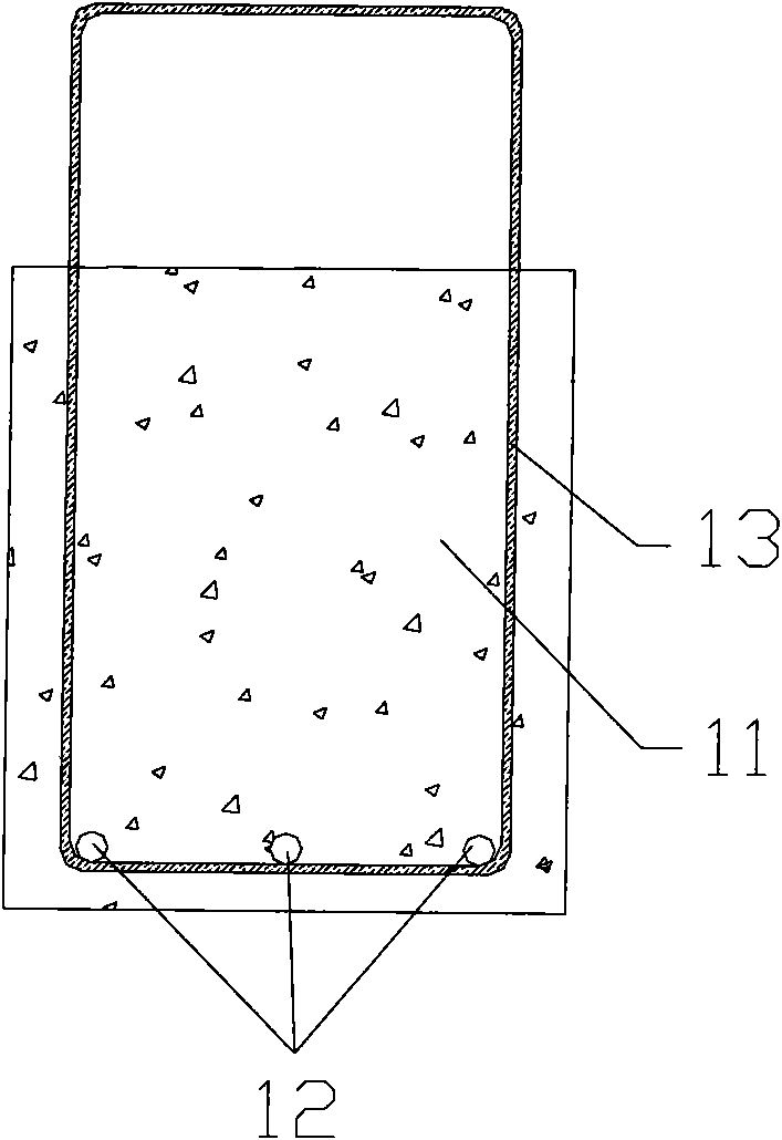 Precast concrete beam