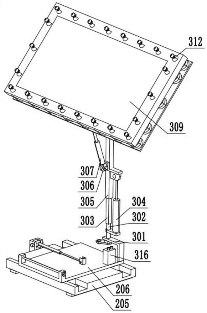 Immersive display equipment auxiliary device for museum education