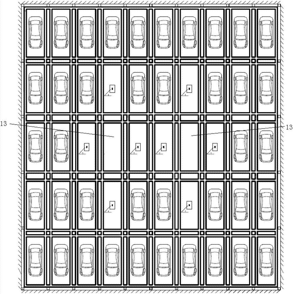 Intelligent centralized stereo parking garage and access method thereof