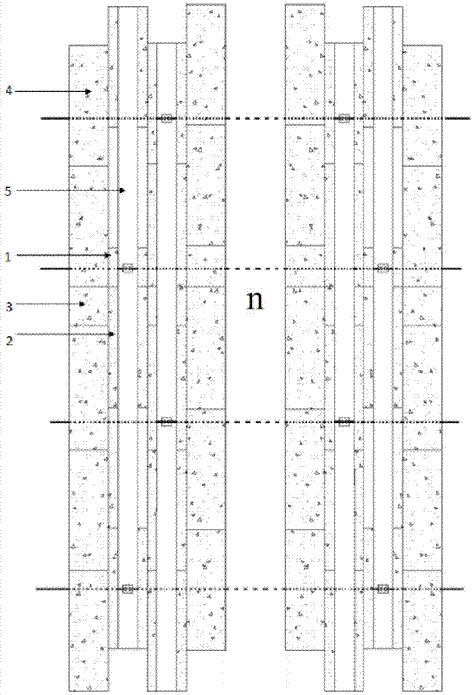 A shield tunnel segment two-way prestressed reinforcement device and construction method