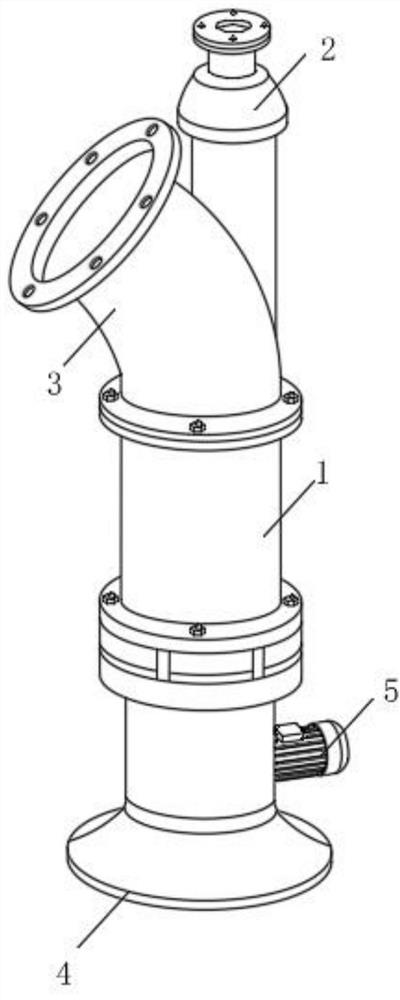 A dc axial flow water pump