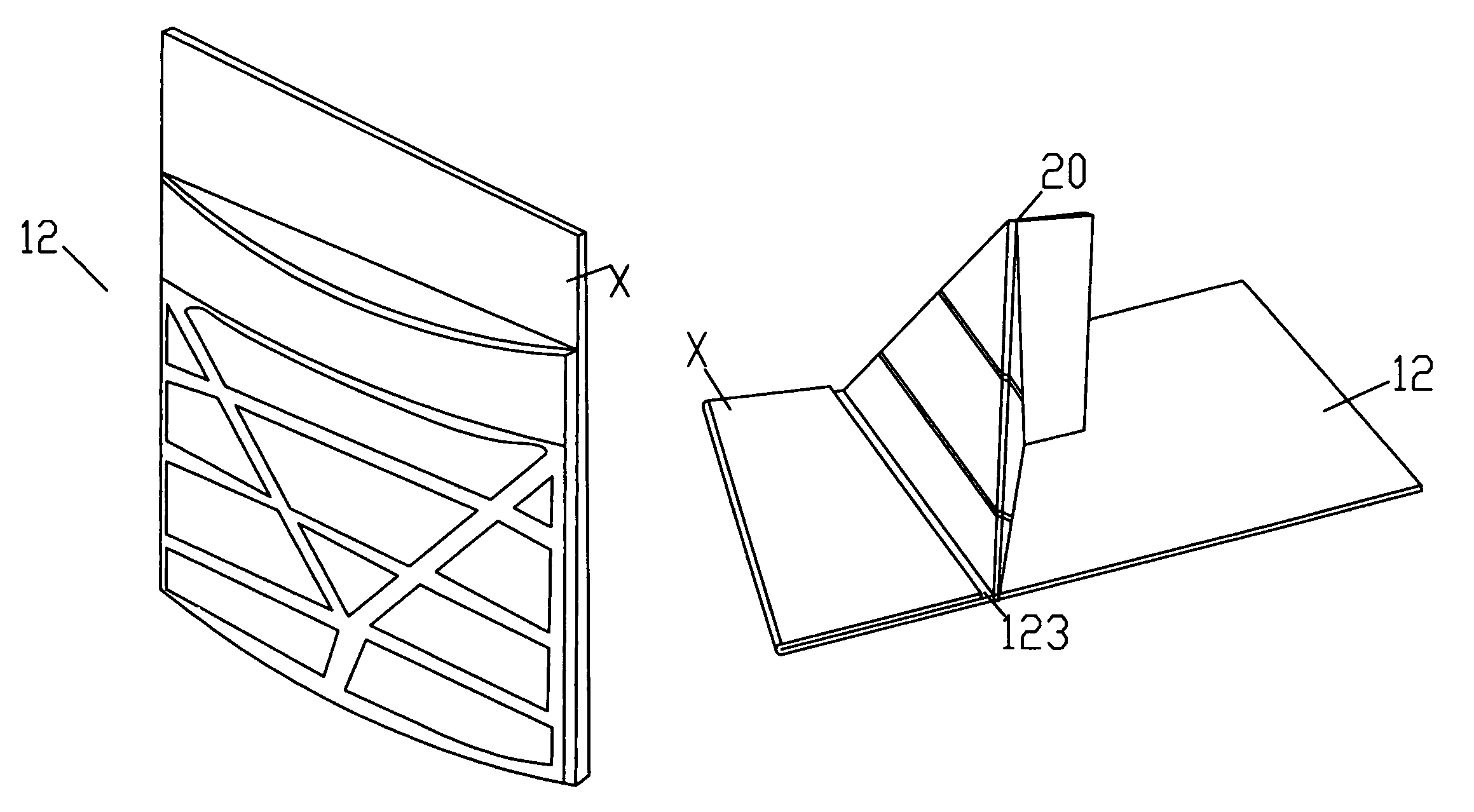 Support for a tablet computer with a function of receiving bag