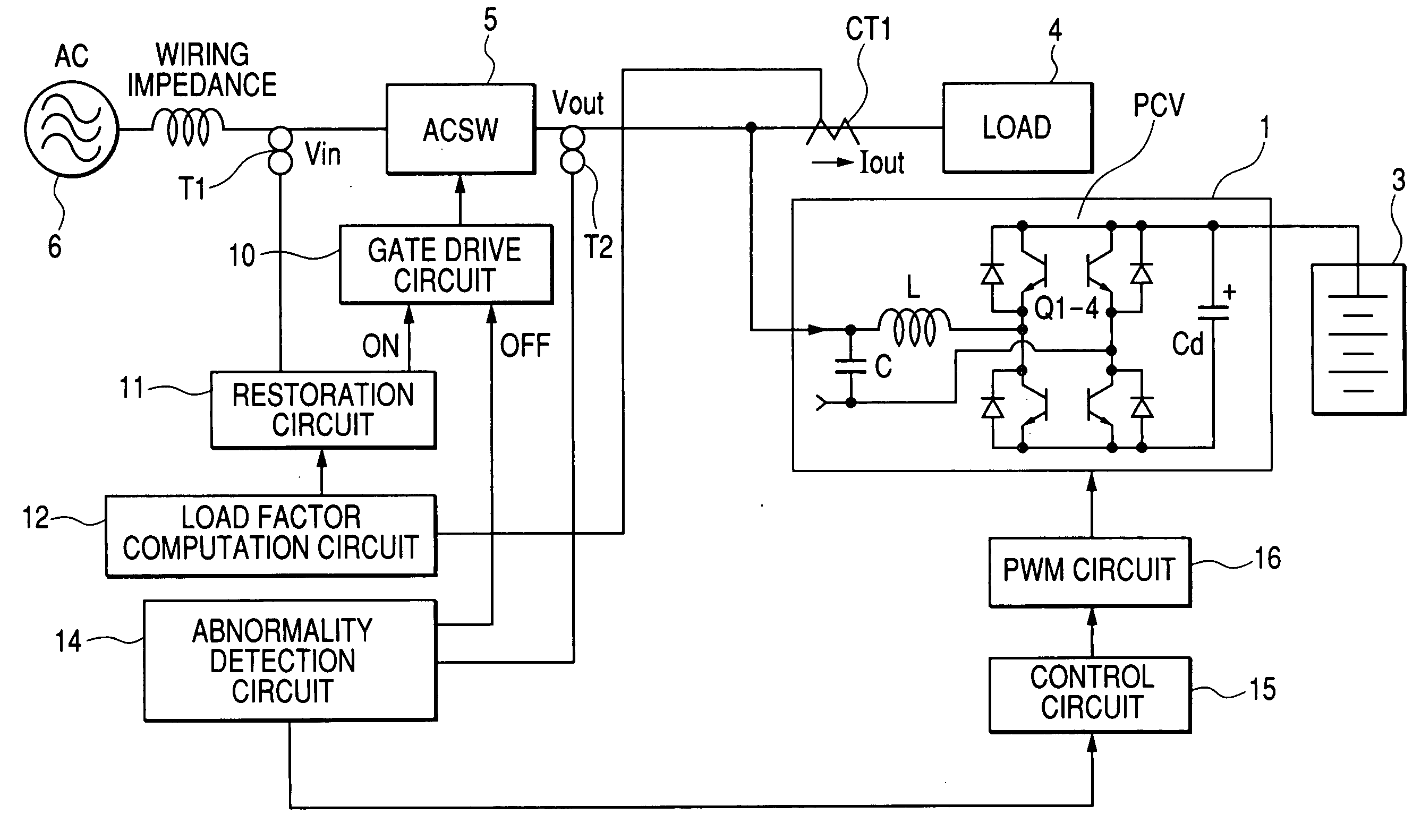 Uninterruptible power supply apparatus