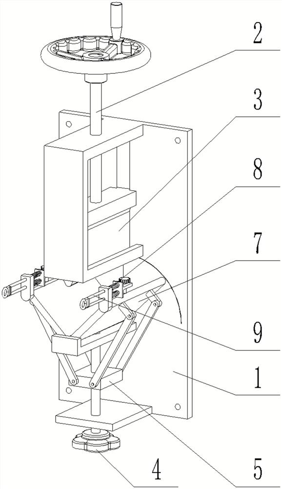 A chamfer processing device for metal sheet metal parts