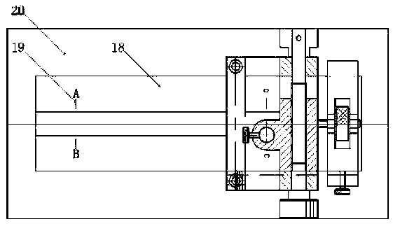 Calibration apparatus used for fineness of grind gauge and calibration method used for chute bottom plane of fineness of grind gauge