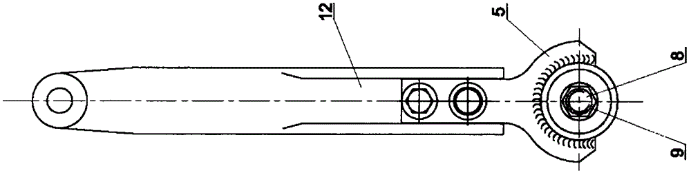 Bottom fork and motor connection structure of electric bicycle