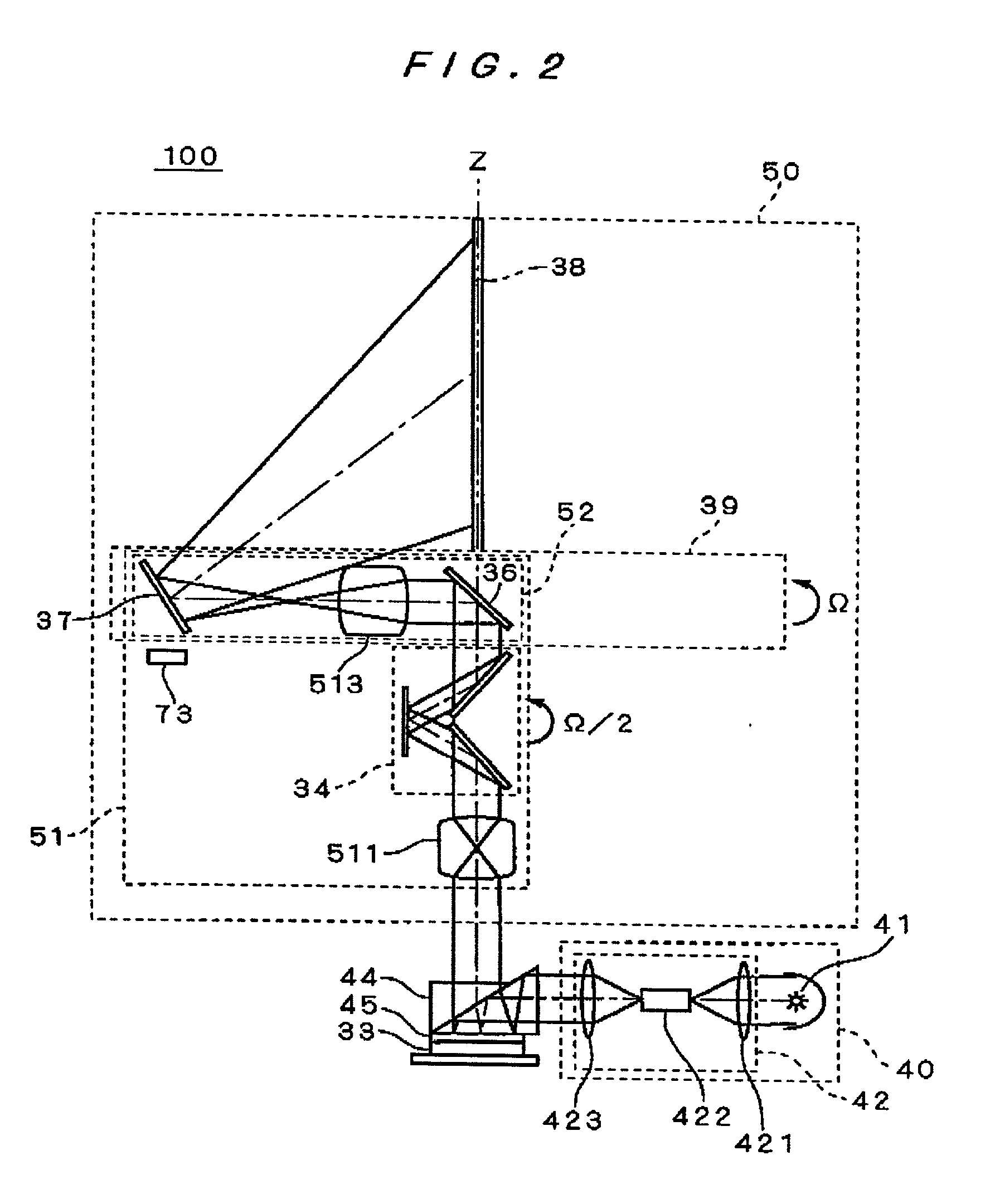 Projection apparatus and three-dimensional image display apparatus
