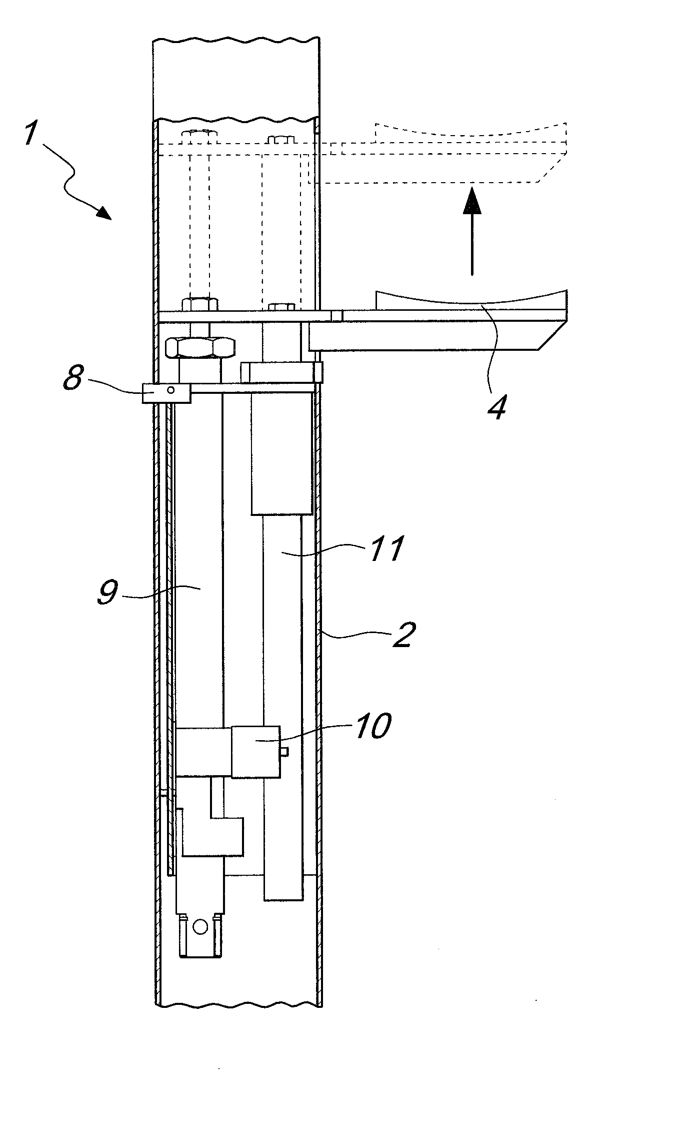 Arm Support Device Particularly For Use In An Apparatus For Measuring Arterial Pressure