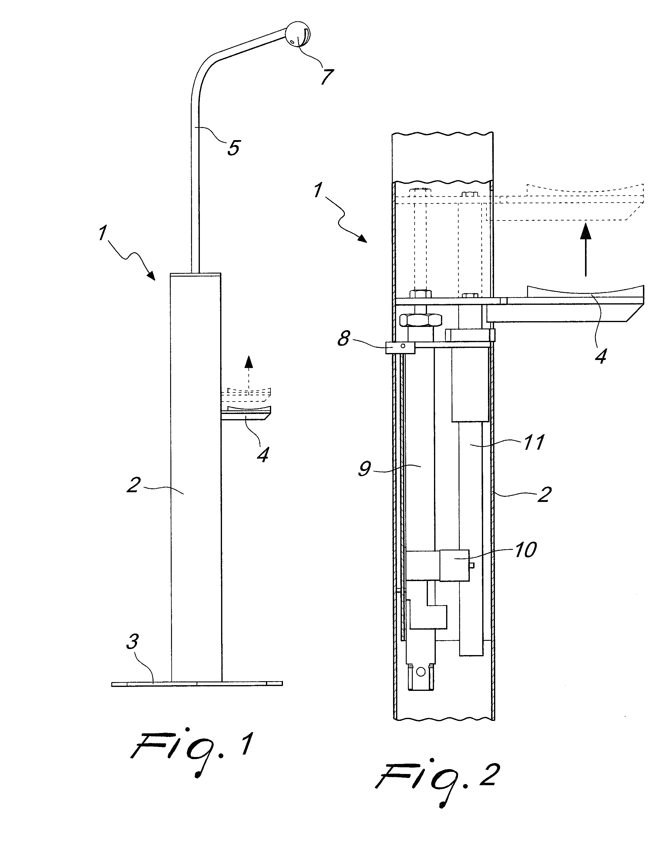 Arm Support Device Particularly For Use In An Apparatus For Measuring Arterial Pressure