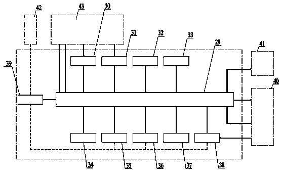 Marine automatic control movable lng fuel tank gas supply system