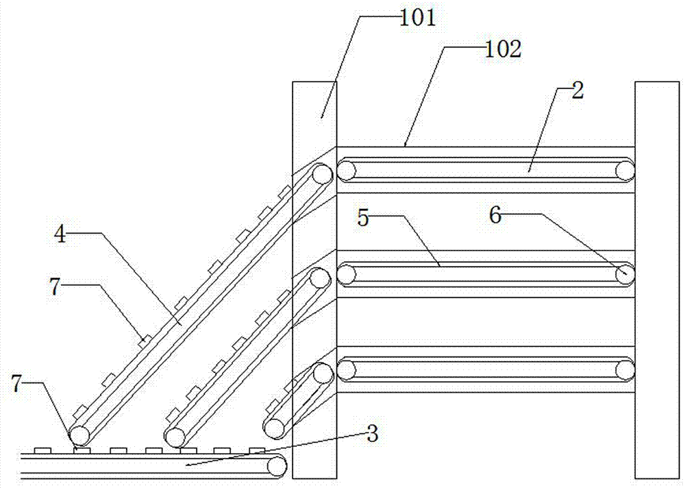 Automated mold shelf