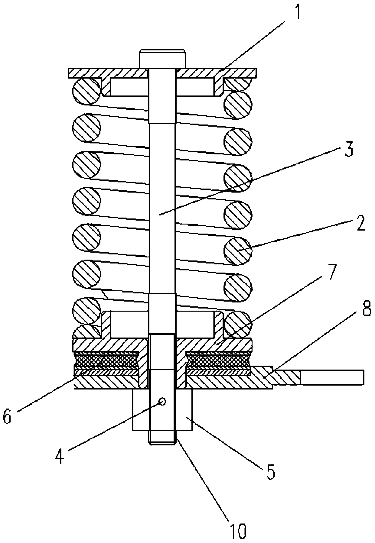 Connecting device during integral lifting of bogie and axle box of subway engineering vehicle