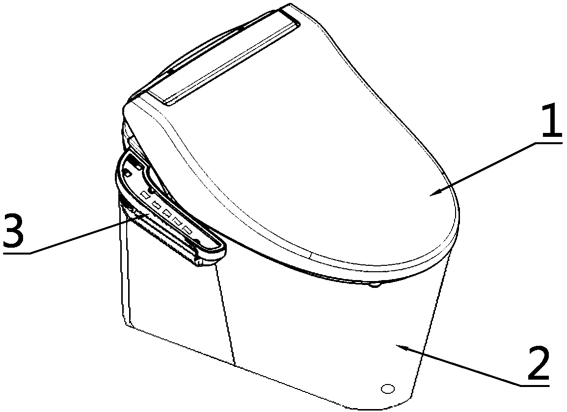 Electronic toilet sitting detection method