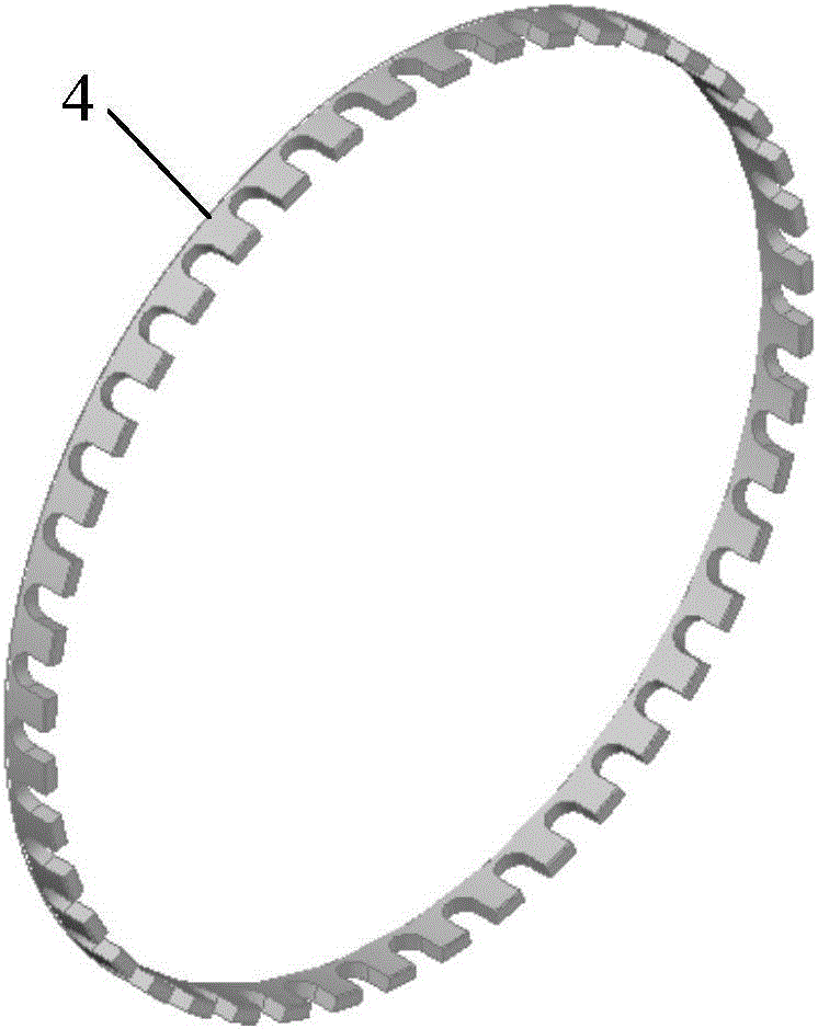 Machining method of large thin-wall bearing ring