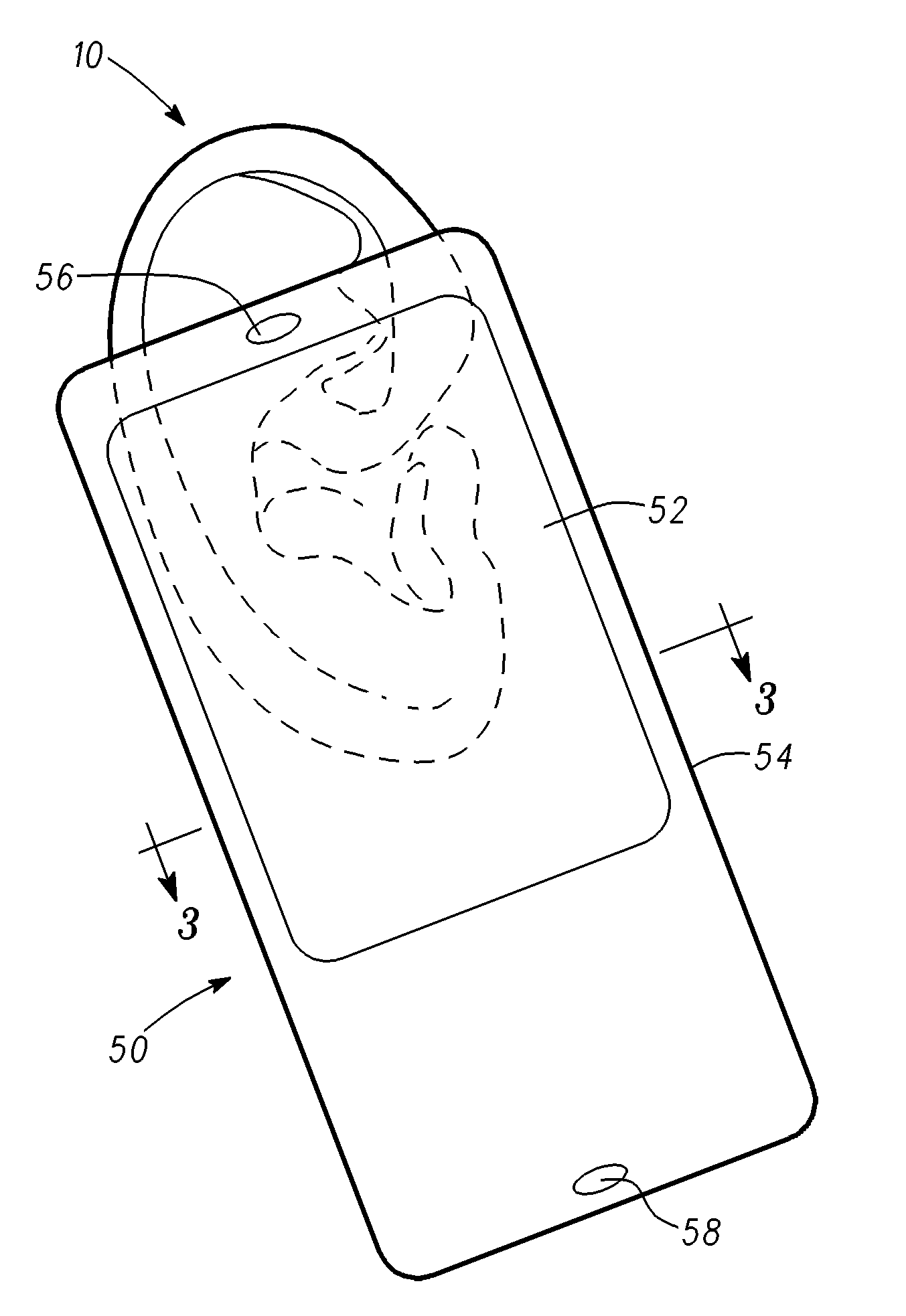 Apparatus and recognition method for capturing ear biometric in wireless communication devices