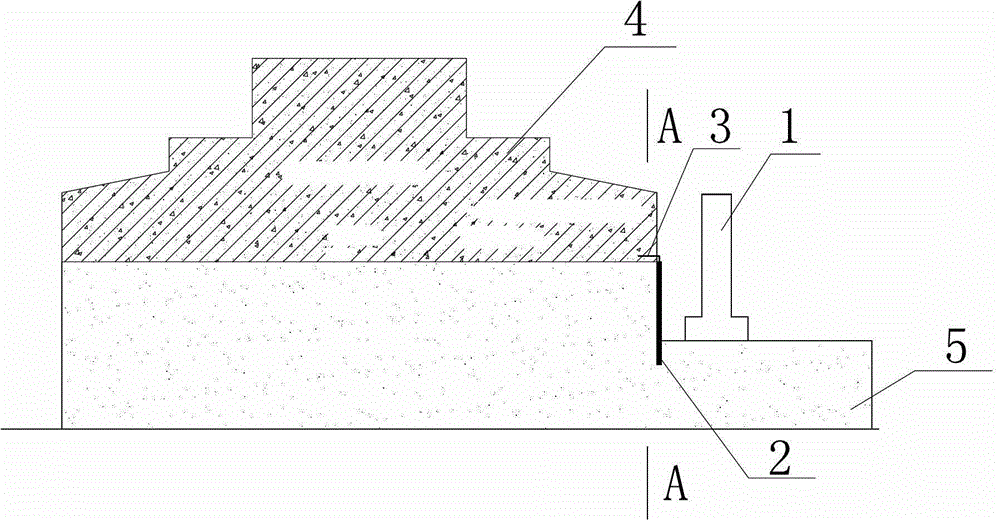 Construction method for adopting concrete breast board piles to support side slope with height difference of foundation pit