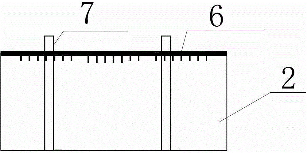 Construction method for adopting concrete breast board piles to support side slope with height difference of foundation pit