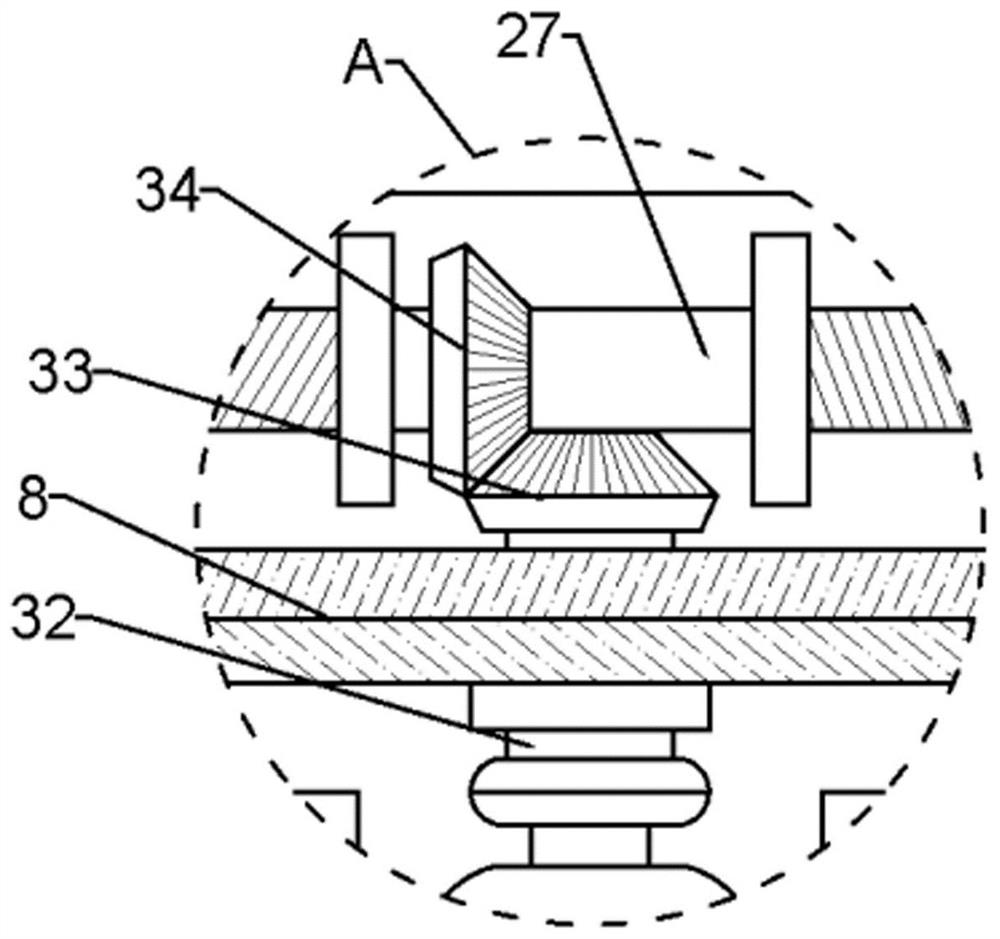 Grain processing device for semiconductor graphite wafer and operation method thereof