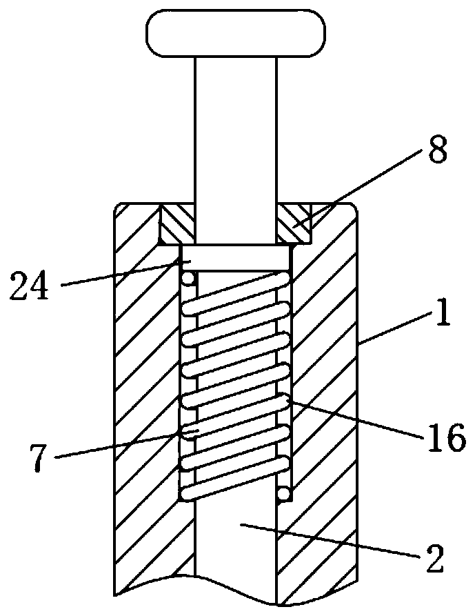 Honing material taking device and material taking method thereof
