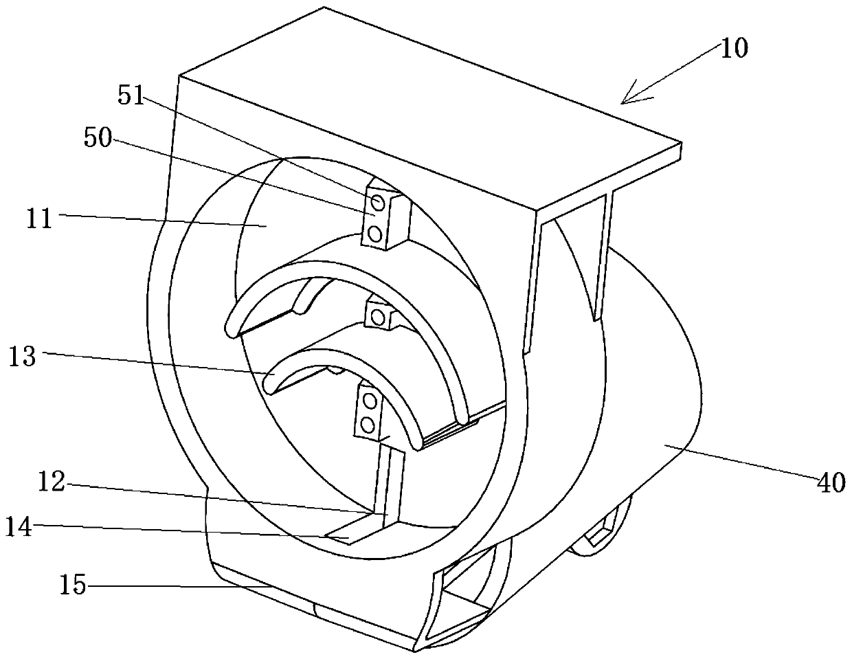 Novel portable spiral pipe chamfering device