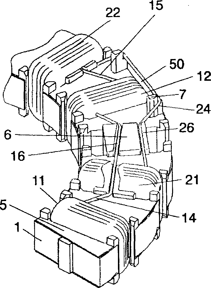 Motor stator and mold motor