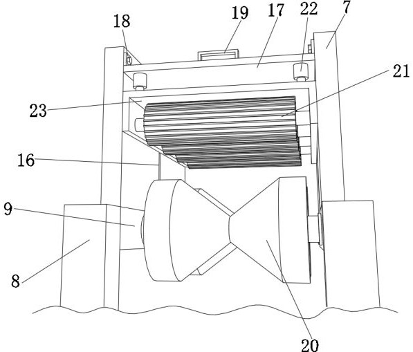 High-rise steel structure machining and measuring device