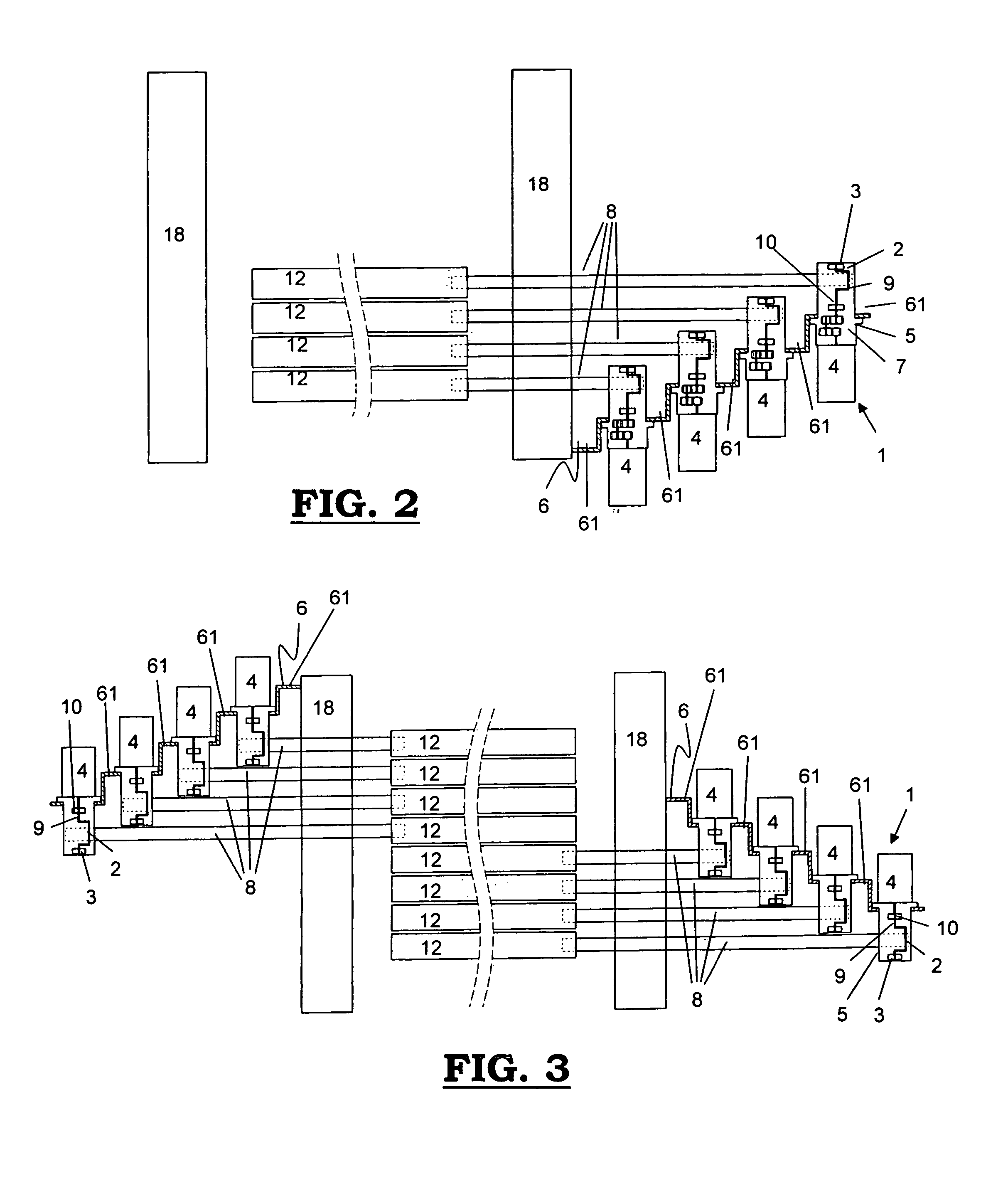Device for driving a weaving frame in a weaving machine and a weaving machine provided with one or several such devices