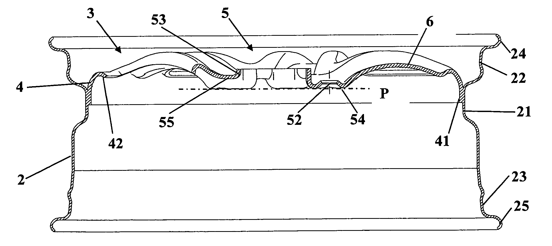 Motor vehicle wheel disc, in particular for passenger car