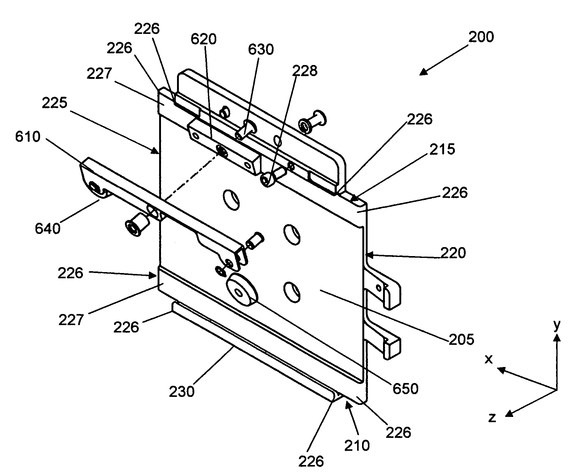 Sample plate gripping mechanism