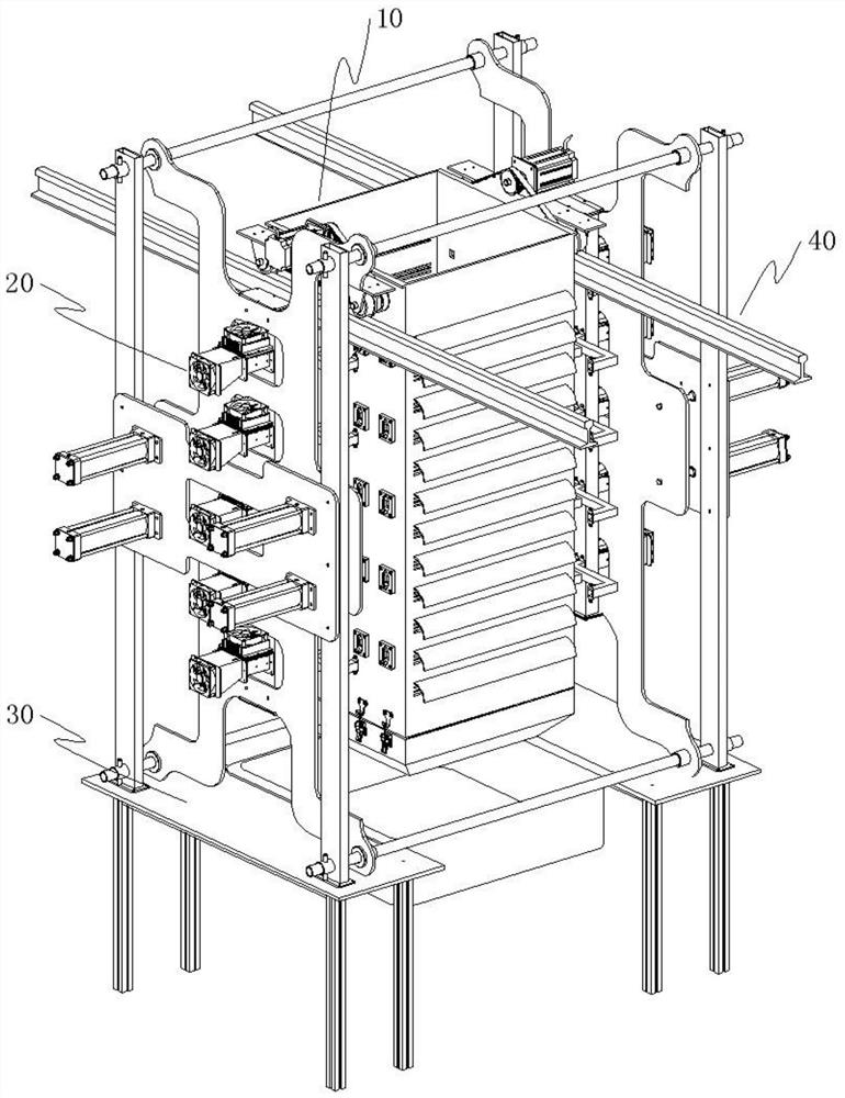 Raw material conveying system for limestone production