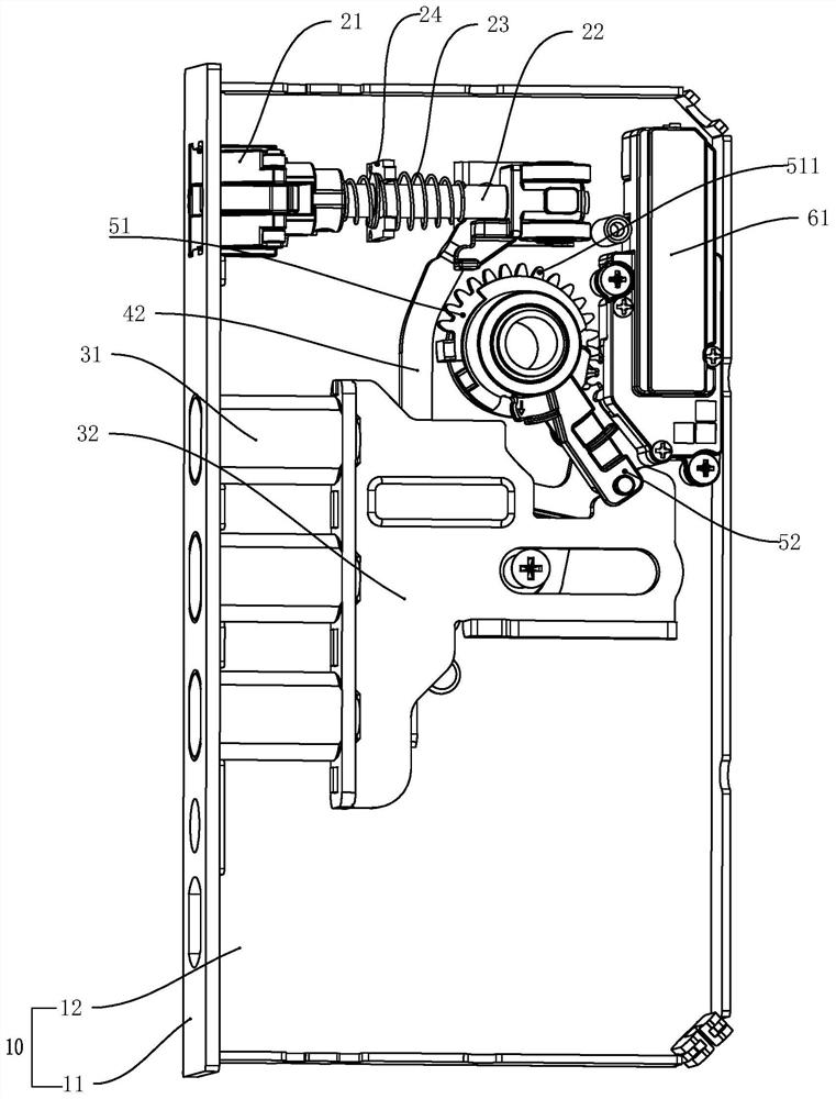 Electric unlocking and counter locking mechanism