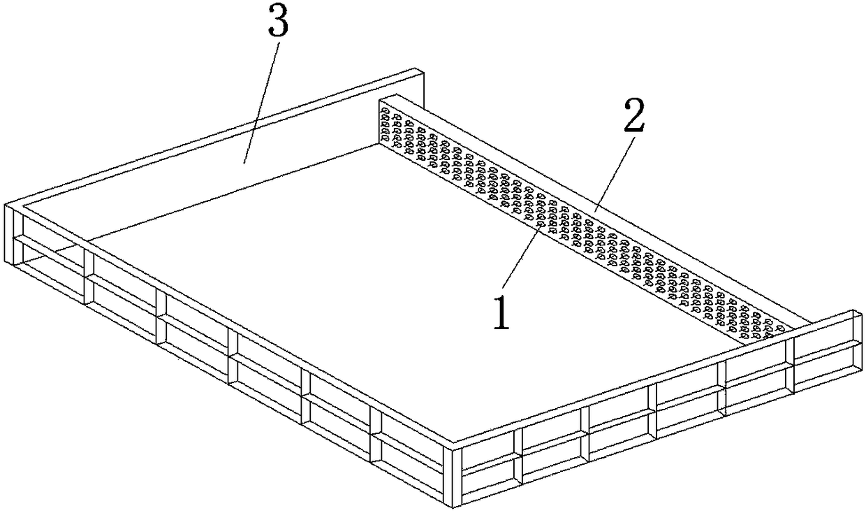 Continuous construction method for fibers at joint of concrete structure
