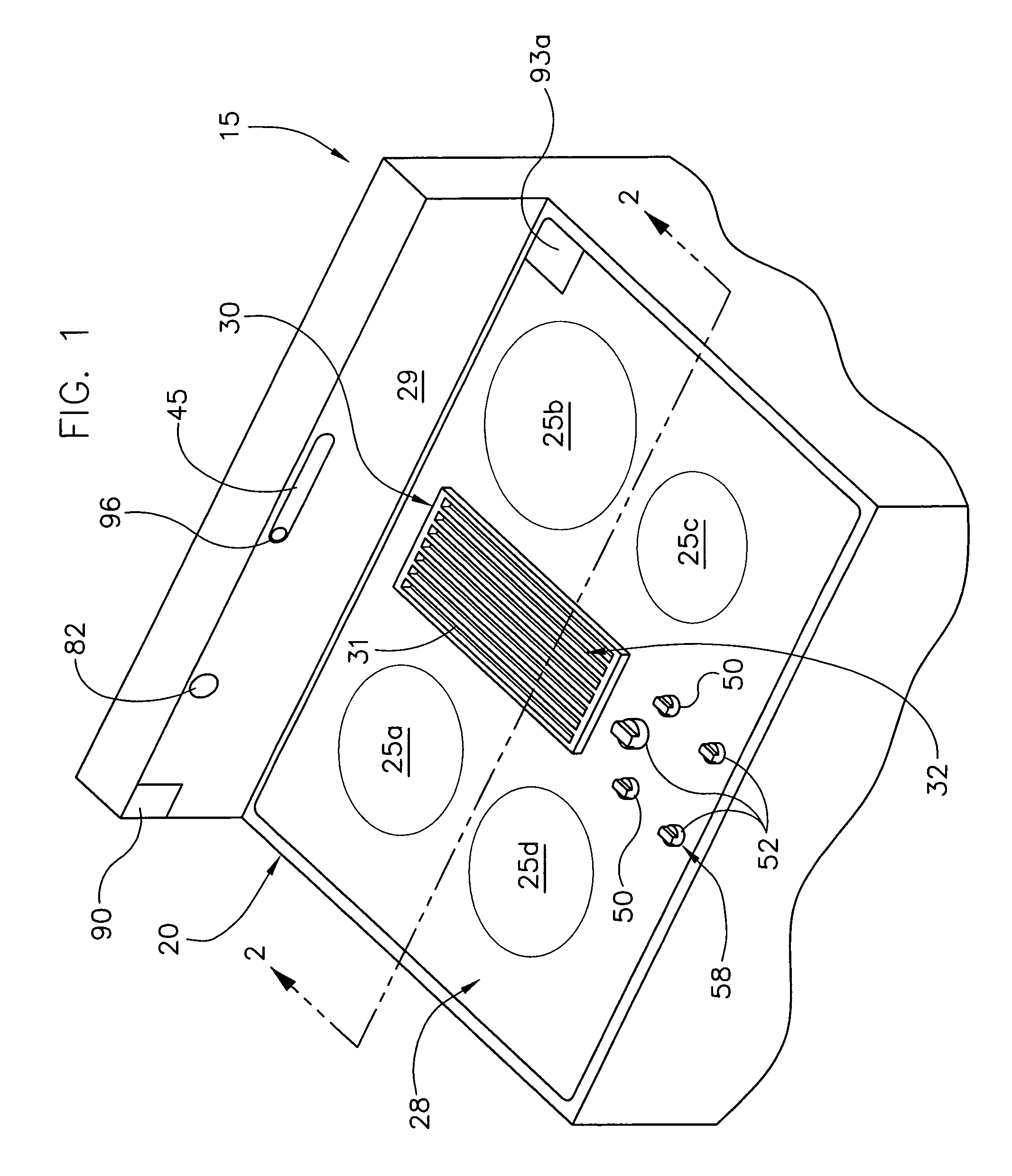 Induction cook top system with integrated ventilator