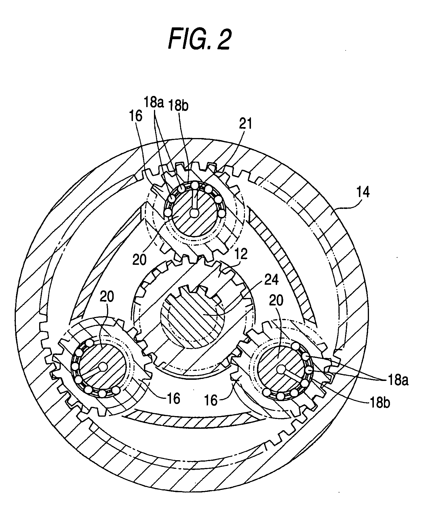 Roller bearing for planetary gear mechanism