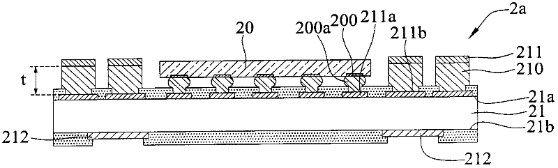 Packaging and stacking device and method for manufacturing same