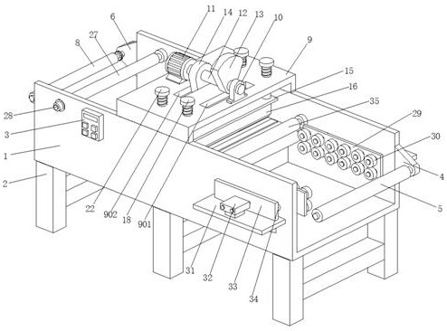 A kind of sealing and punching equipment for garbage bag production