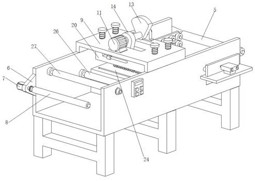 A kind of sealing and punching equipment for garbage bag production