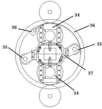 Manufacturing device of enhanced metal spiral corrugated pipe