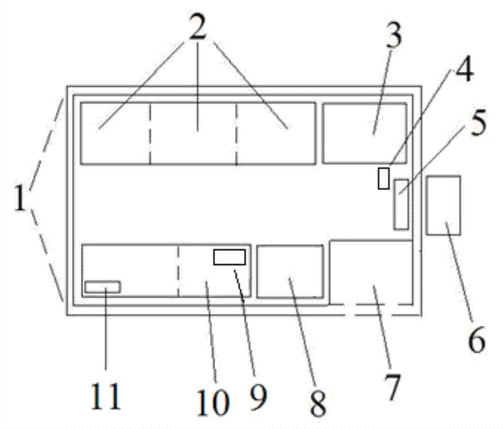 Field operation sanitation equipment maintenance operation platform