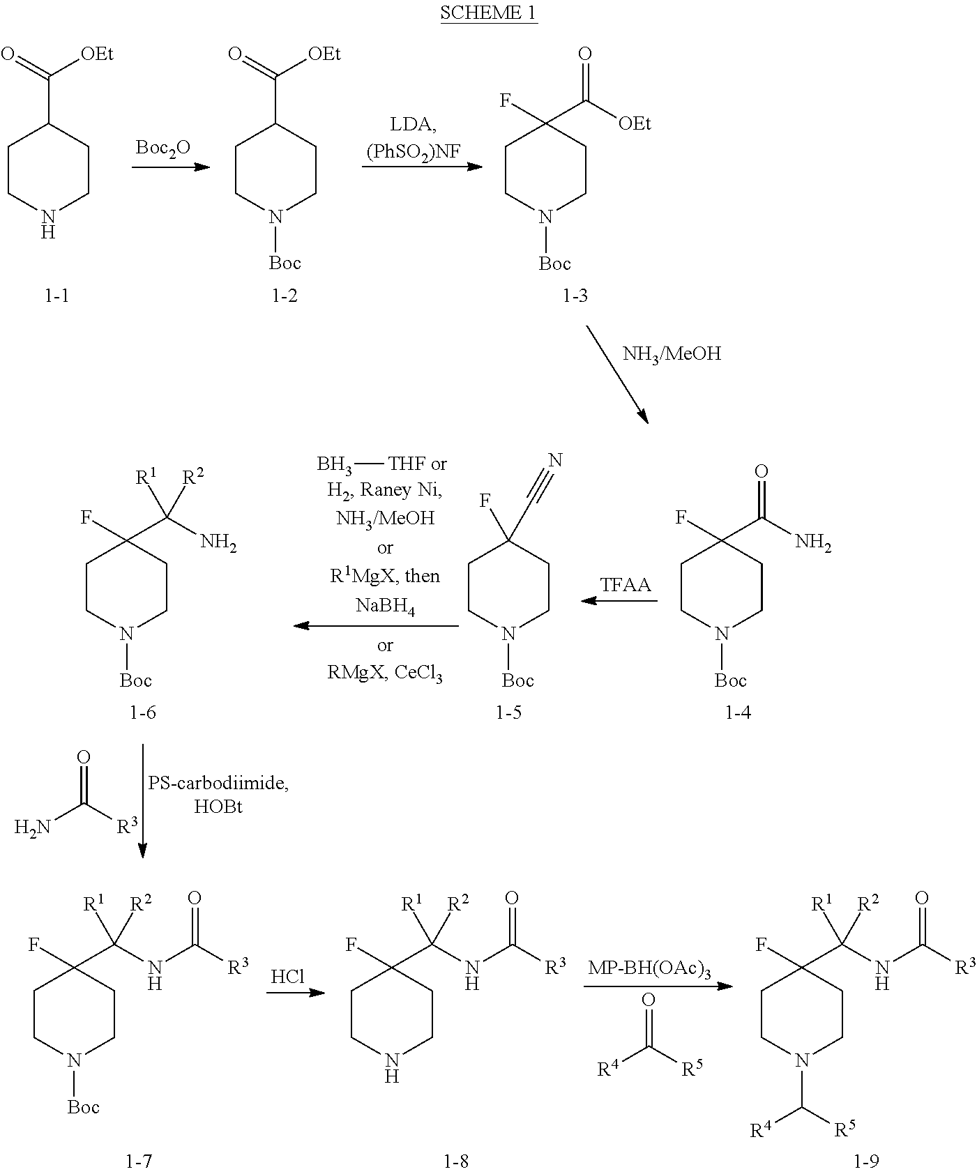 4-fluoro-piperidine T-type calcium channel antagonists