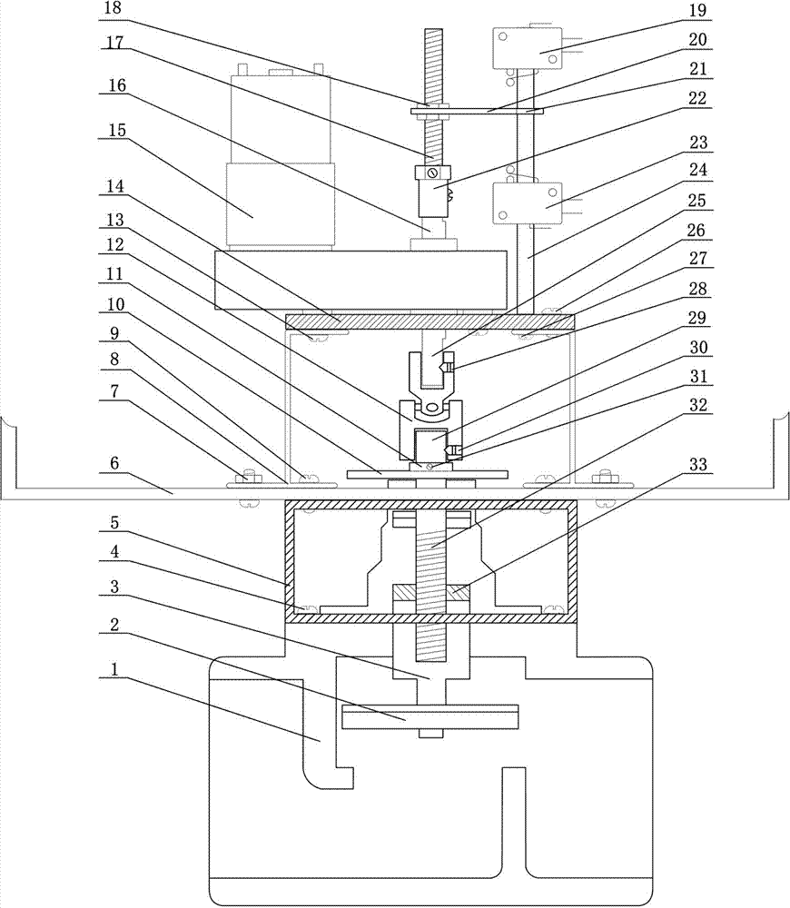 Electrically operated valve device combining hand-operated inner lifting stop valve with double-shaft motor