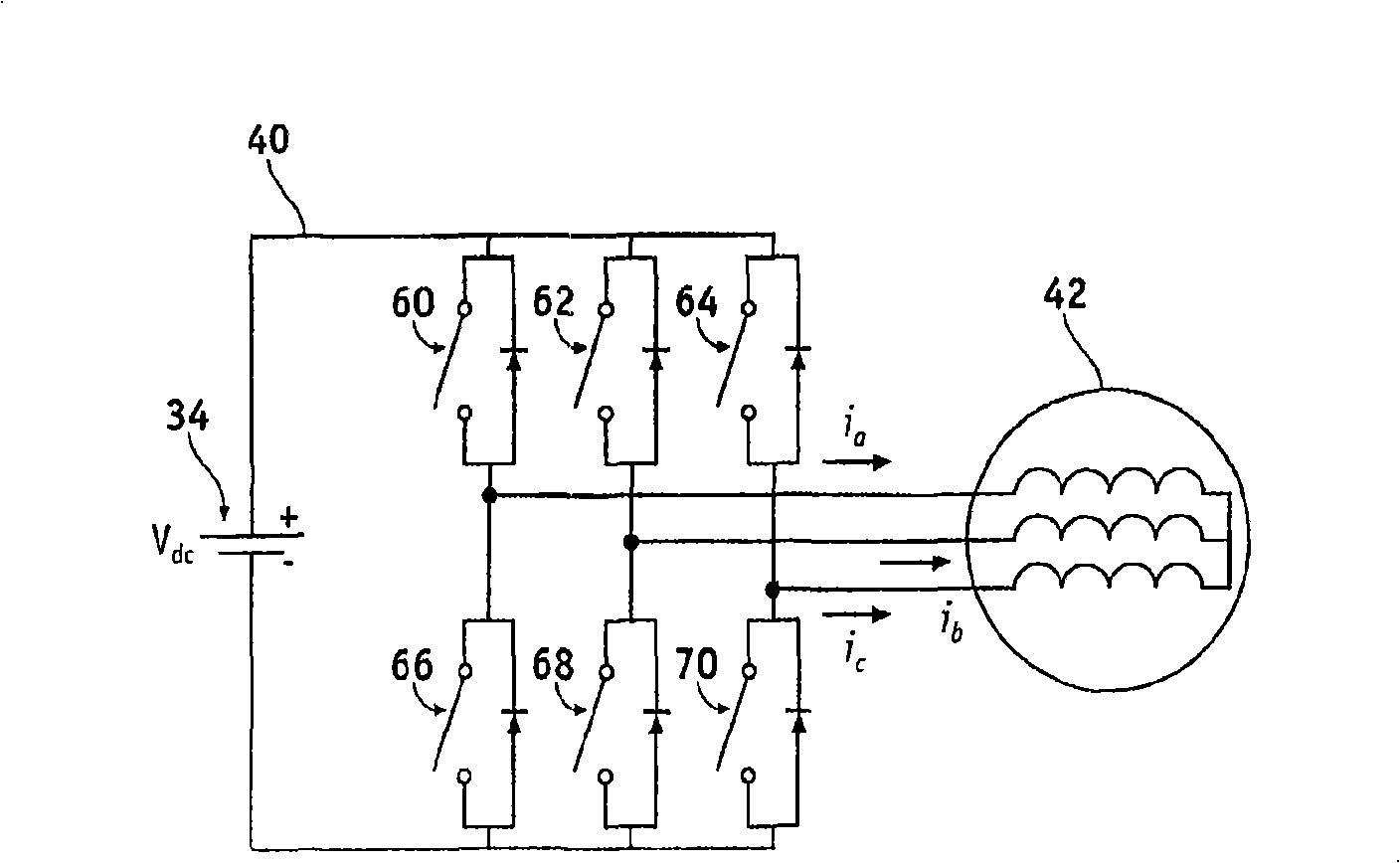 Method and system for operating a motor to reduce noise in an electric vehicle