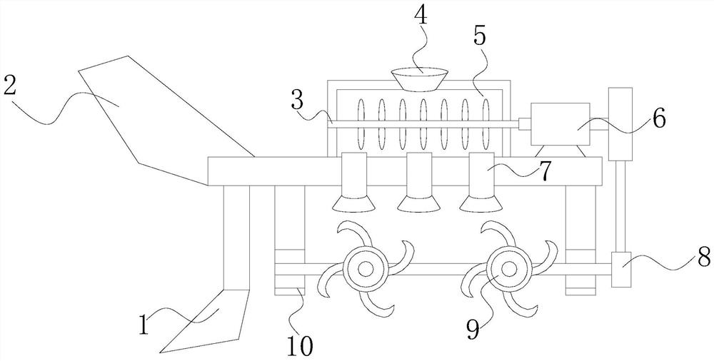 An agricultural soil plowing repair system