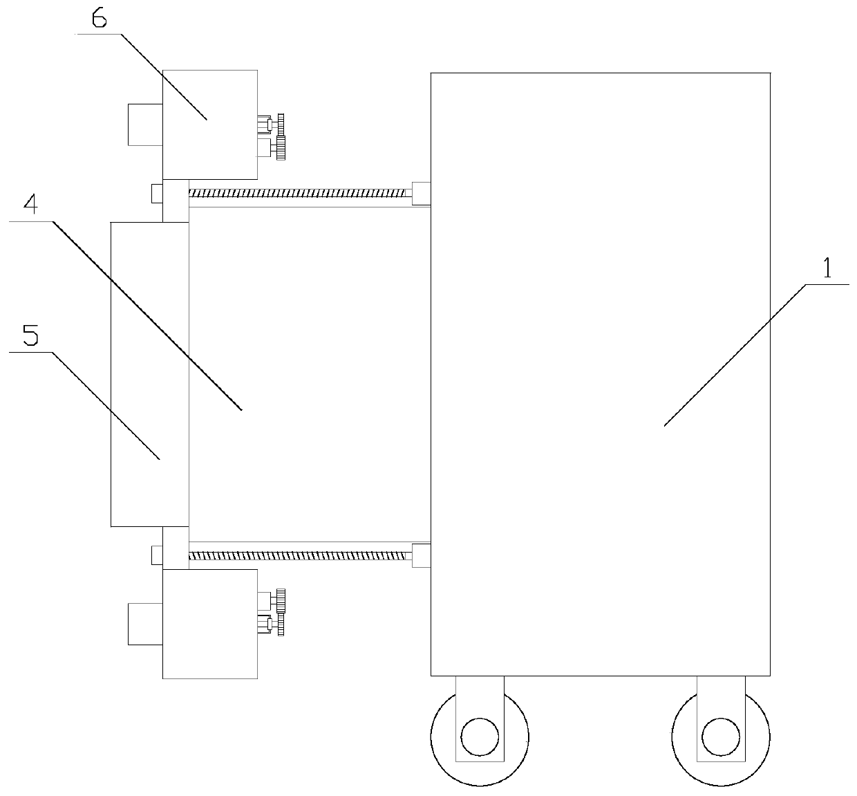 Dustproof paint spraying equipment for metal surface treatment