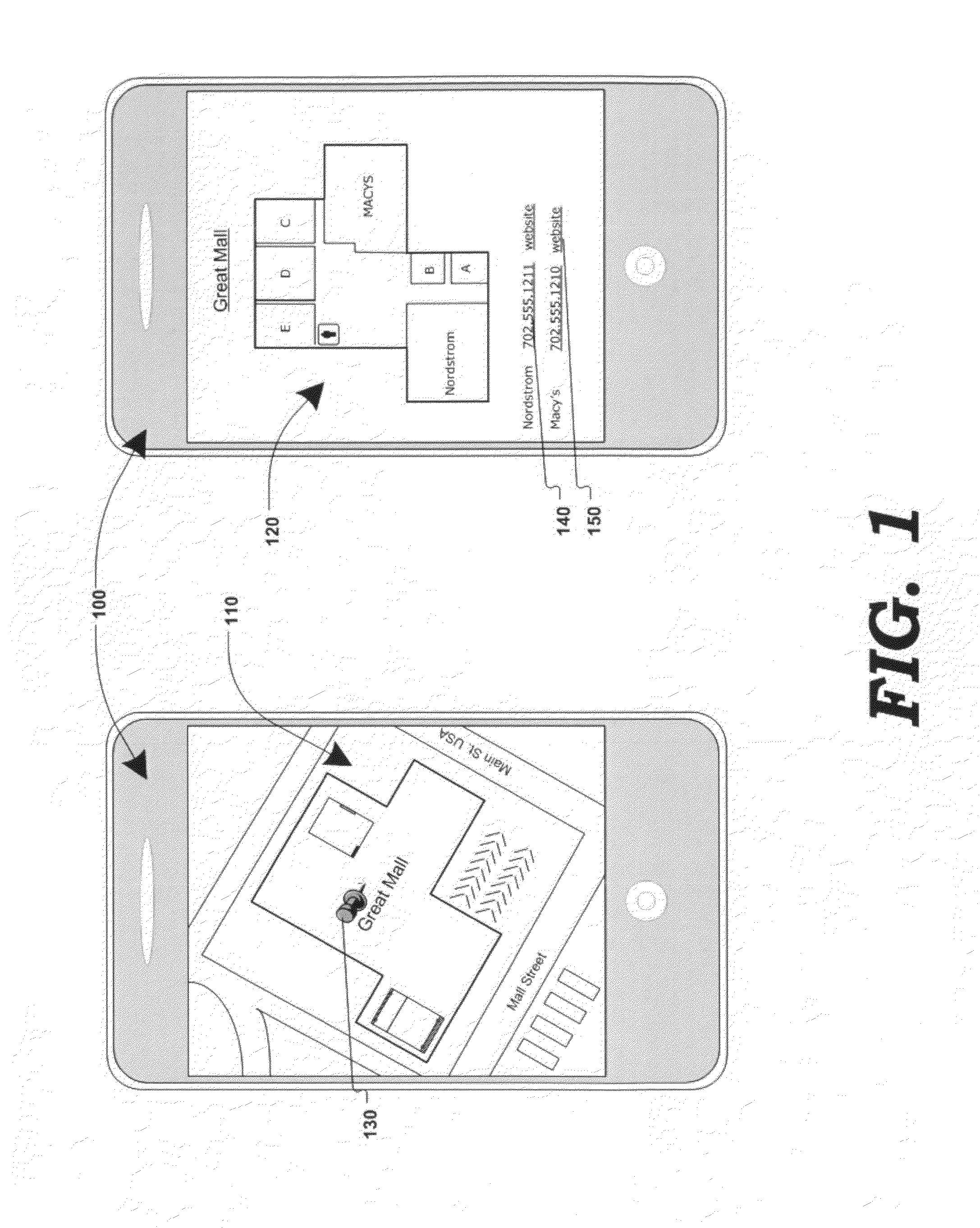 Method and system for associating content with map zoom function