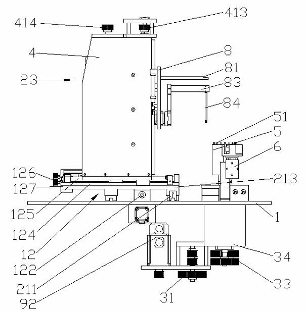 Internal and external wire-winding type motor stator wire-winding device, wire-winding control method and winding method