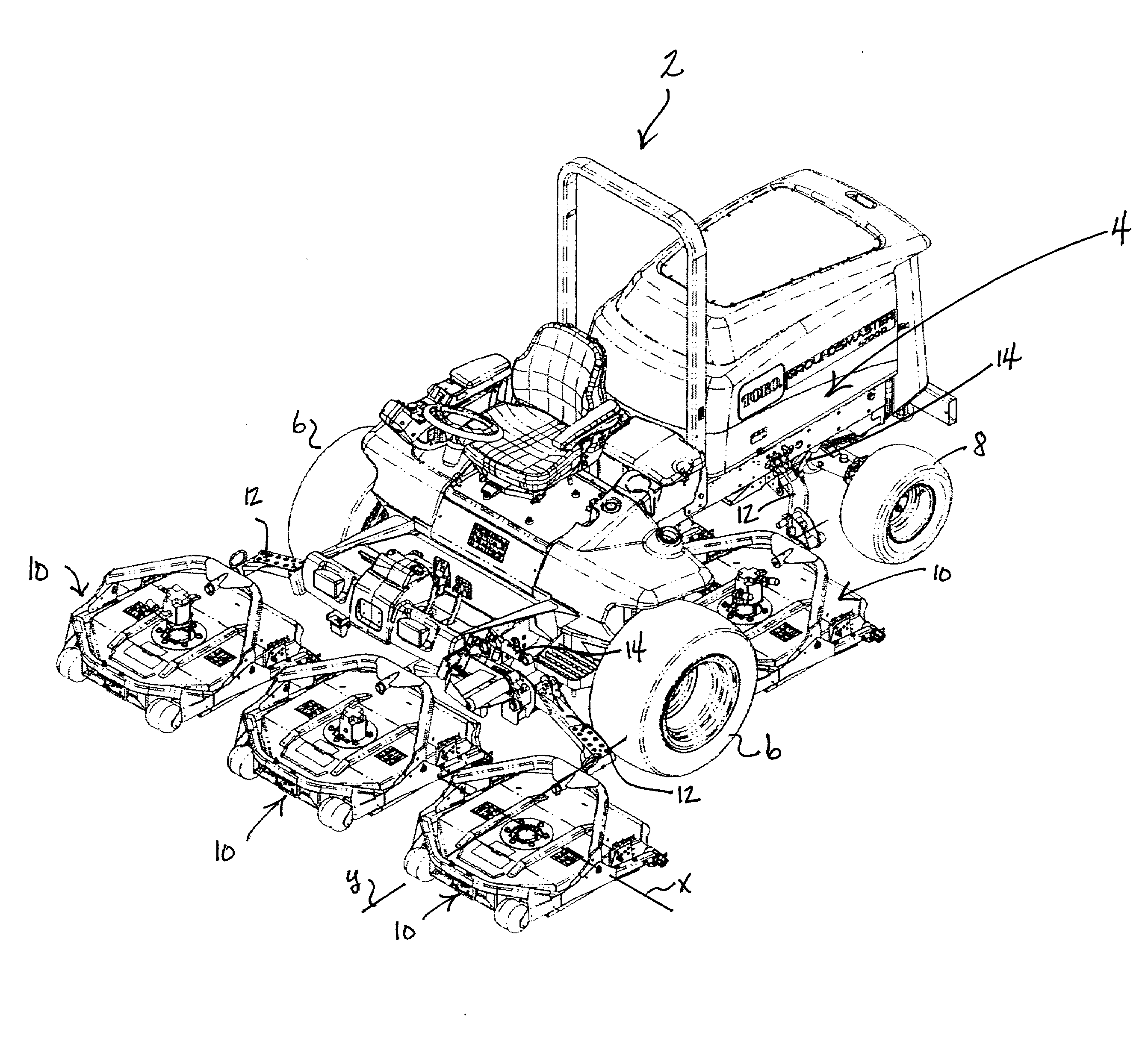 Proportional counterbalance system for mower cutting units