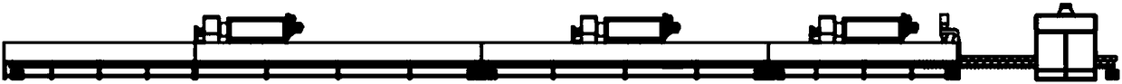 Full-automatic integrated fuel gas energy-saving high-temperature furnace