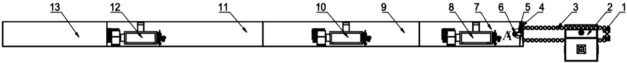 Full-automatic integrated fuel gas energy-saving high-temperature furnace