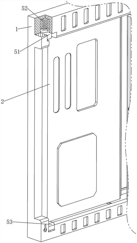 Fire-fighting fireproof door capable of being rapidly replaced